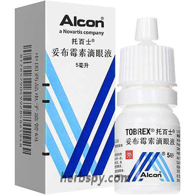 Tobramycin eye drops for infections of external eye and appendages